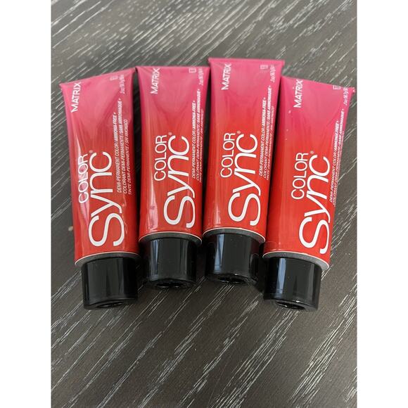 Matrix Color Sync Demi Permanent Hair Color 6GG Light Brown Gold 2 oz - Lot of 4 - Picture 2 of 4